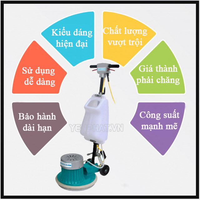 5 ưu điểm nổi bật của máy chà sàn Kungfu Clean A-042